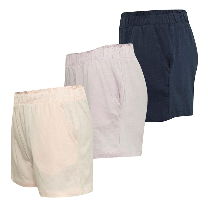 Buy MINOTI Girls Three Pack Shorts Multi