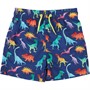 MINOTI Jungen Dinosaur Swim Short Badeshorts Mehrfarbig