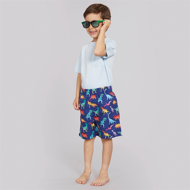 MINOTI Boys Dinosaur Swim Short Multi