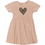 MINOTI Mädchen Heart Kleider aus Jersey Rosa