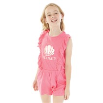 MINOTI Girls Team Mermaid Playsuit Pink