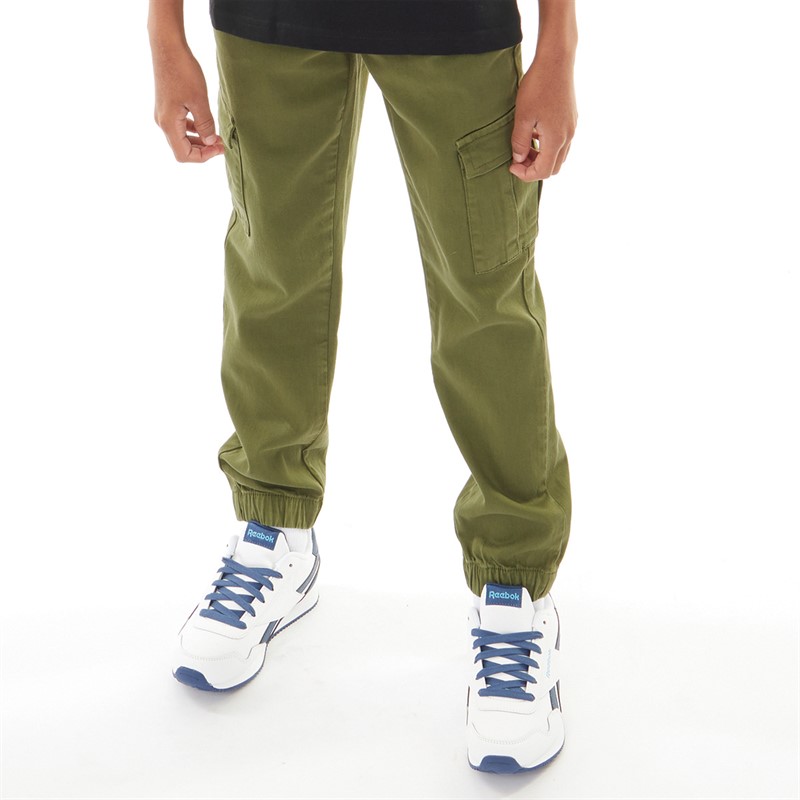 MINOTI Boys Cargo Pants Khaki