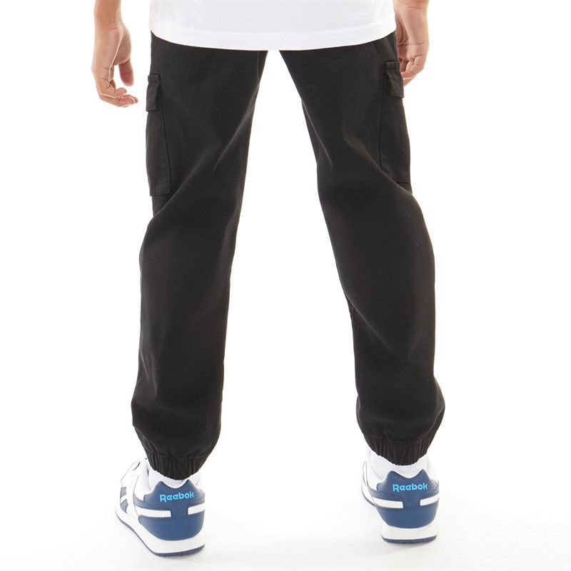 MINOTI Boys Cargo Pants Black