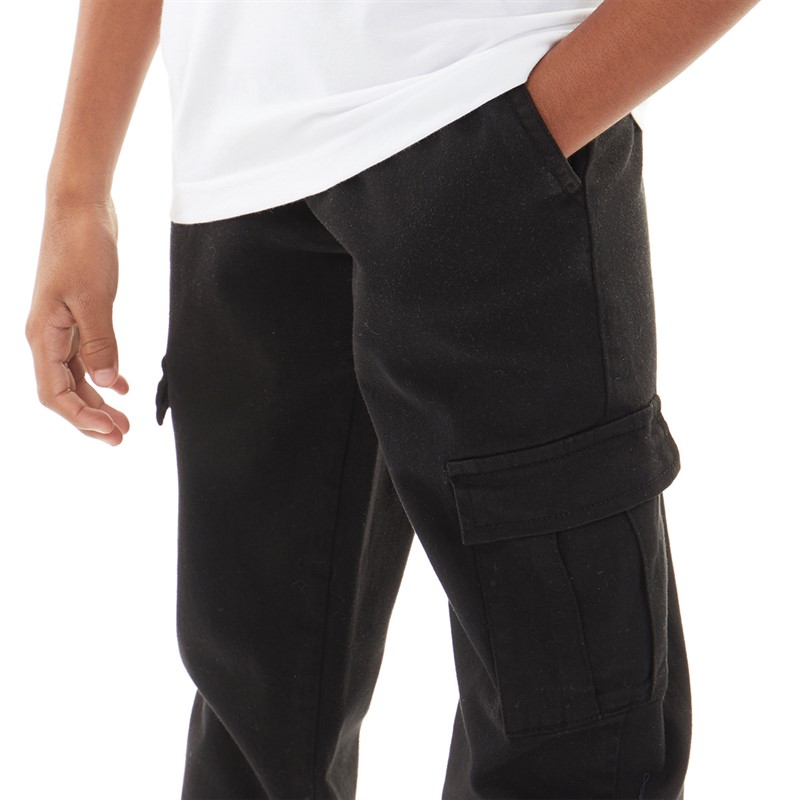 MINOTI Boys Cargo Pants Black