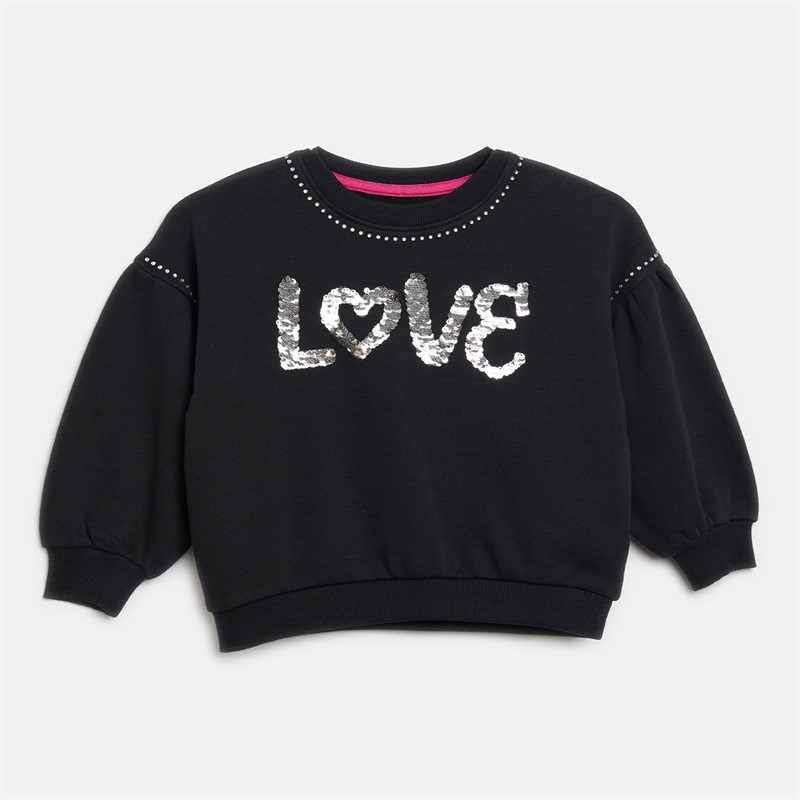 Meisjes Sweaters Zwart - Maat 122-128