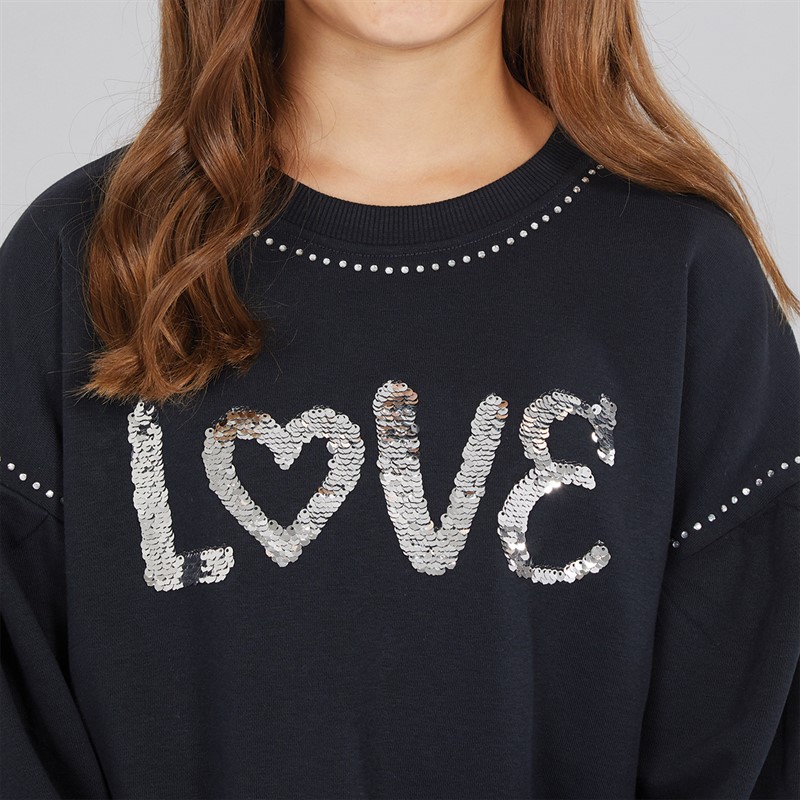 MINOTI Sweatshirts Fille Noir