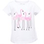 MINOTI Girls Flamingos Graphic T-Shirt Pink