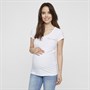 Mamalicious Womens Mama Baby On Board T-Shirt White