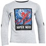 Spiderman Jongens T-shirts met lange mouwen Gemeleerd Grijs