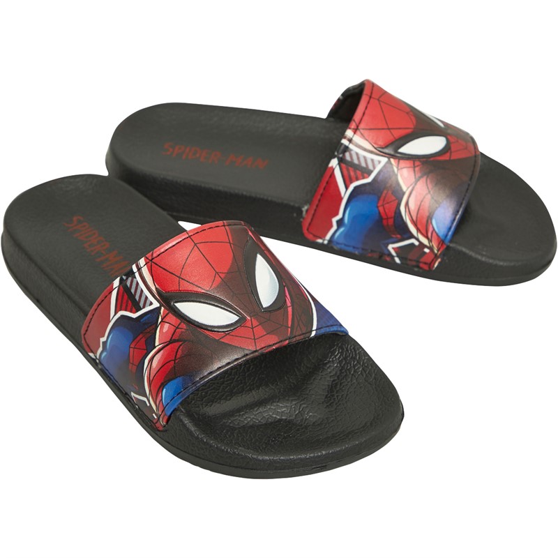 Spiderman Boys Ilkley Sliders Multi