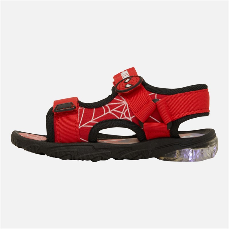 Spiderman Boys Infant Light Up Sandals Multi