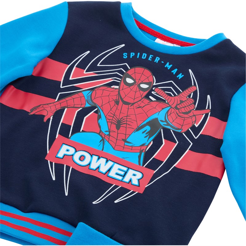 Spiderman Chłopięce Dresy Niebieski