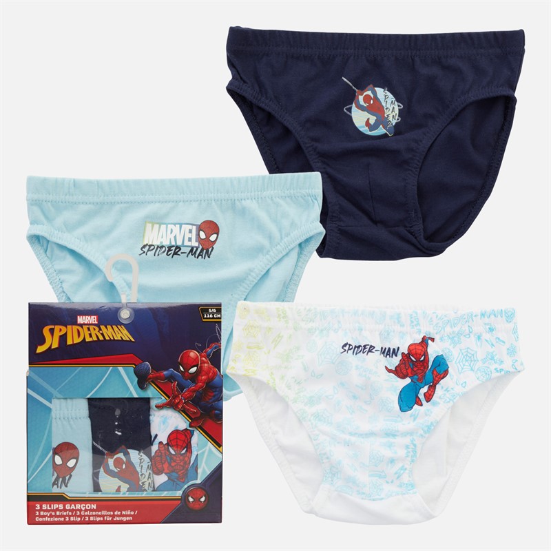 Spiderman Chłopięce Majtki Wielobarwny
