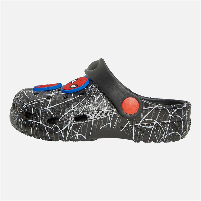 Spiderman Sabots Garçon Noir/Multi