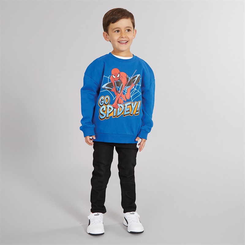 Spiderman Boys Sweatshirt Cobalt Blue