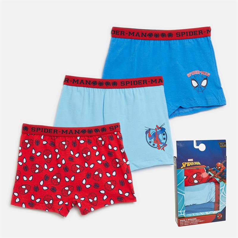 Spiderman Boys Boxers Multi