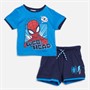 Spiderman Boys T-Shirt And Shorts Co-Ord Blue