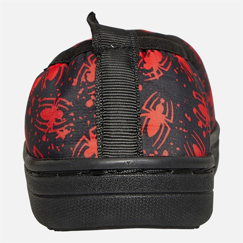 Spiderman Junge RS Light Up Hausschuhe Schwarz / Rot