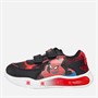 Spiderman Infant Boys Peter Light Up Trainers Black/Red