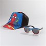 Spiderman Kids Sunglasses And Cap Set Black