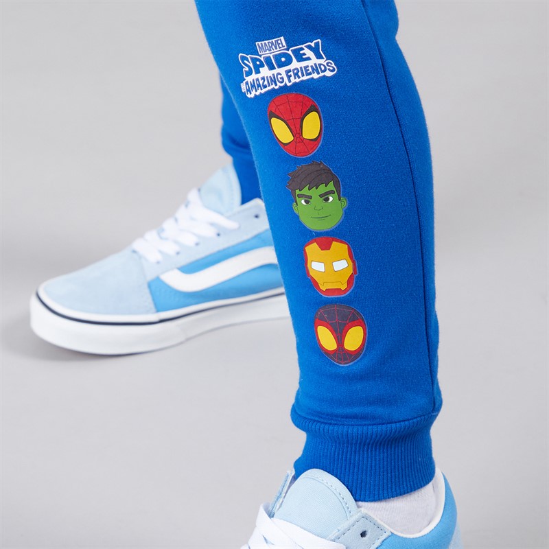 Spiderman Boys Spidey & Friends Hoodie And Joggers Tracksuit Cobalt Blue