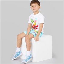 Marvel Boys Iron Man & Friends T-Shirt And Shorts Co-Ord Set White/Blue
