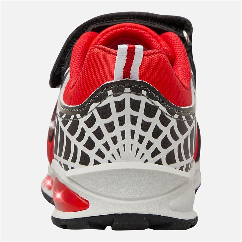 Spiderman Infant Boys Light Up Trainers Black