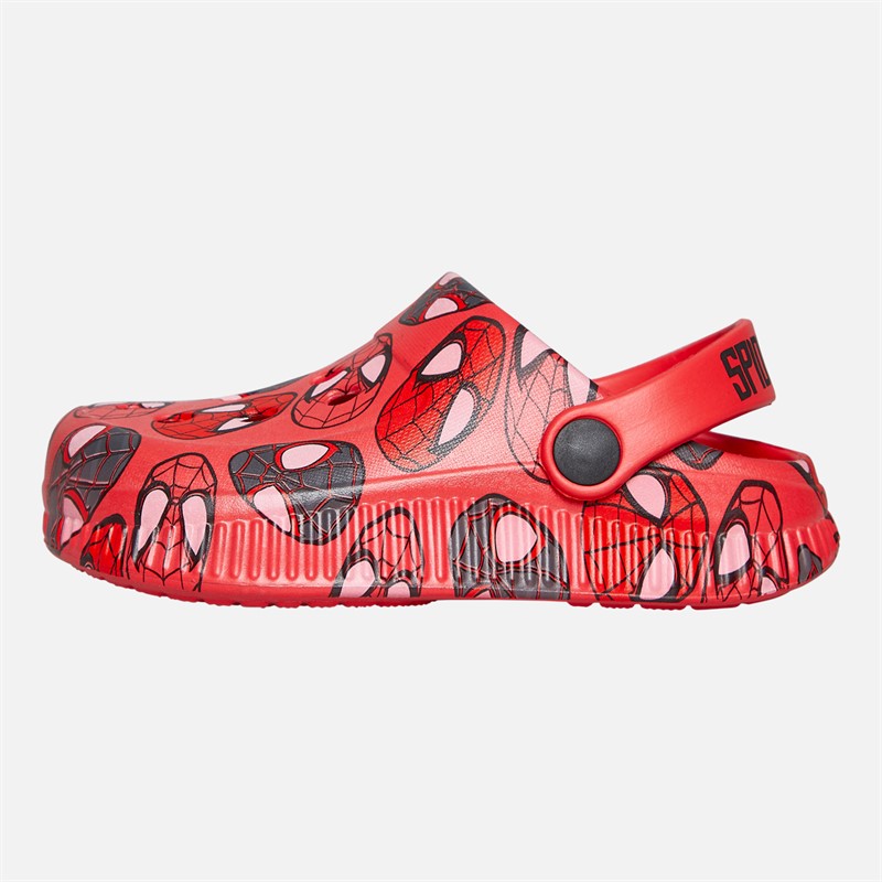 Spiderman Infant Boys Clogs Red/Multi
