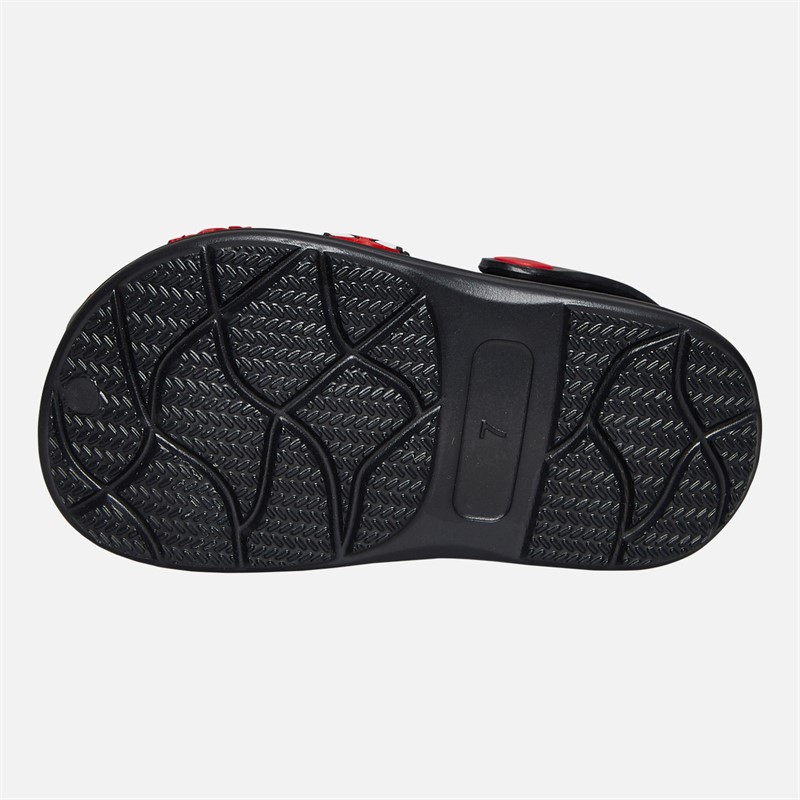 Spiderman Boys Flair Clogs Black/Multi