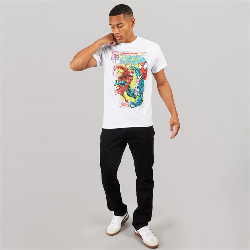 Spiderman Mens T-Shirt White