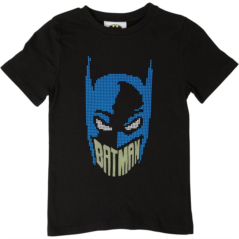BATMAN Junior DC Comics T-Shirts Schwarz