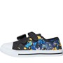 BATMAN Boys Gotham Canvas Pumps Black