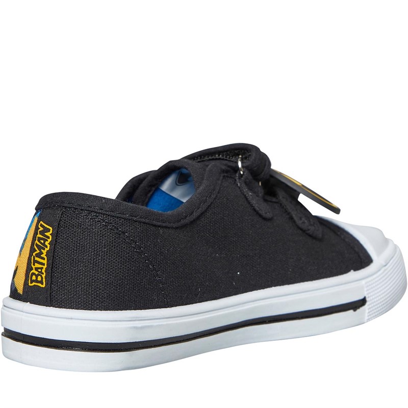 BATMAN Boys Gotham Canvas Pumps Black