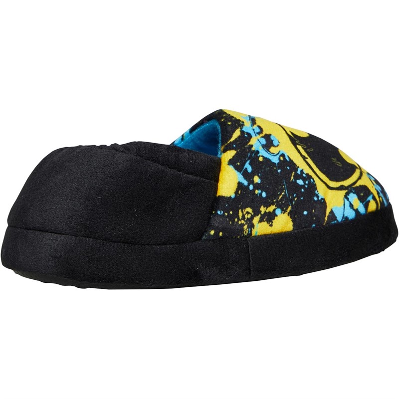 BATMAN Boys Batman Slippers Black