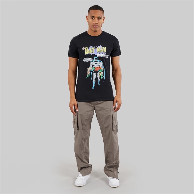 BATMAN Mens T-Shirt Black