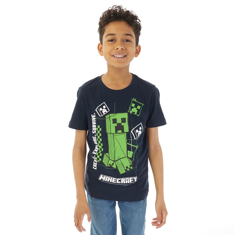 MINECRAFT Kids Rue T-Shirt Dark Sapphire