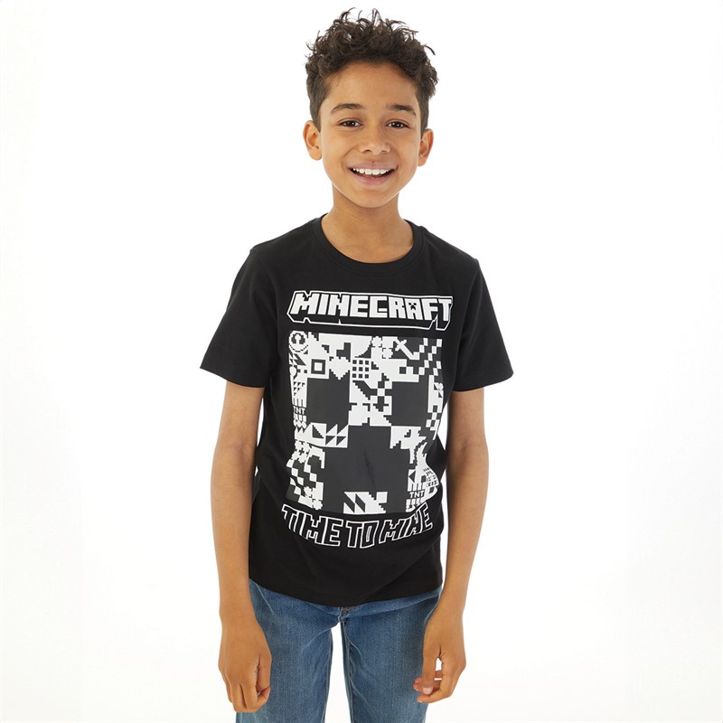 MINECRAFT Kids Rolando T-Shirt Black