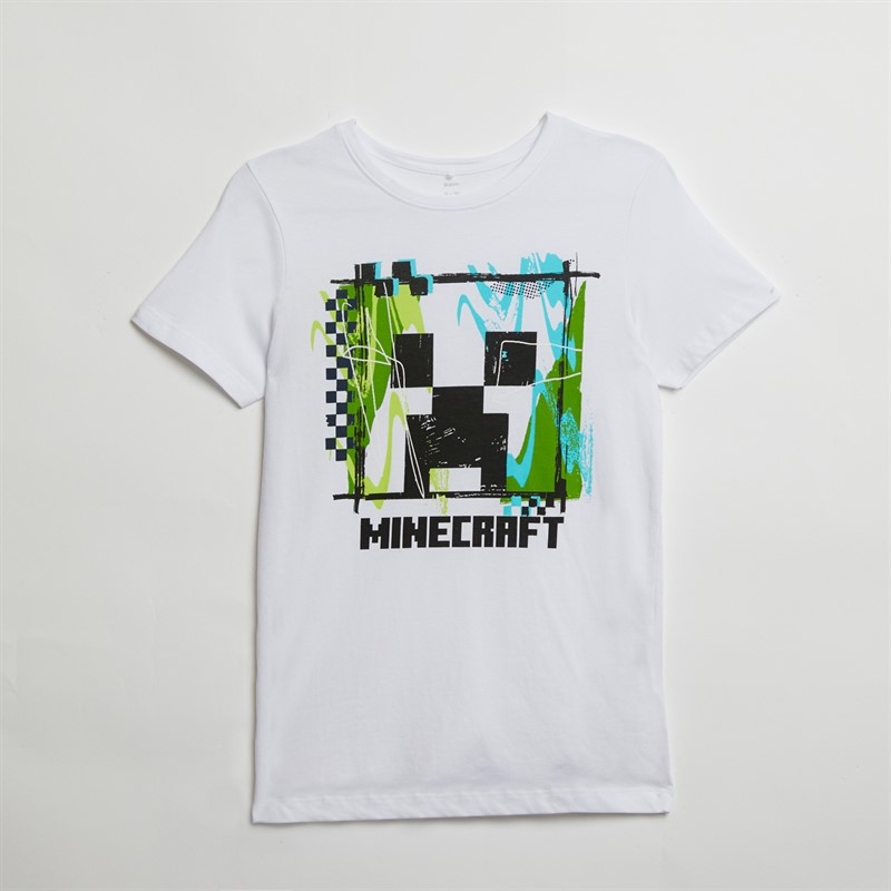 MINECRAFT Boys Mavi Five Pack T-Shirts Set China Blue/Black/ Bright White/Grey Melange/Black