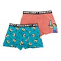 MINECRAFT Jongens Boxers 2-pack Teal/Rood