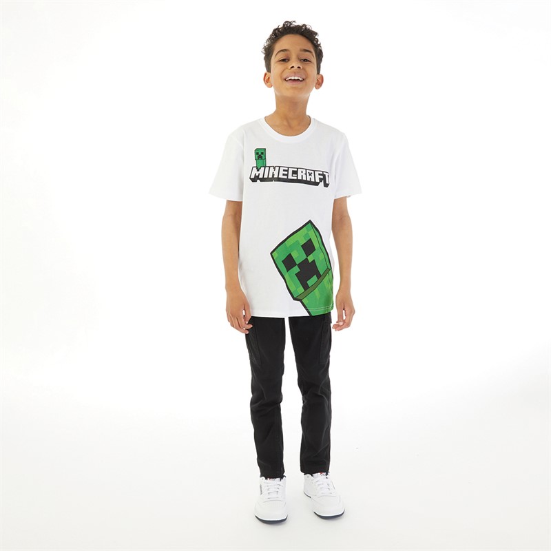 MINECRAFT Drenge T-shirts Hvid