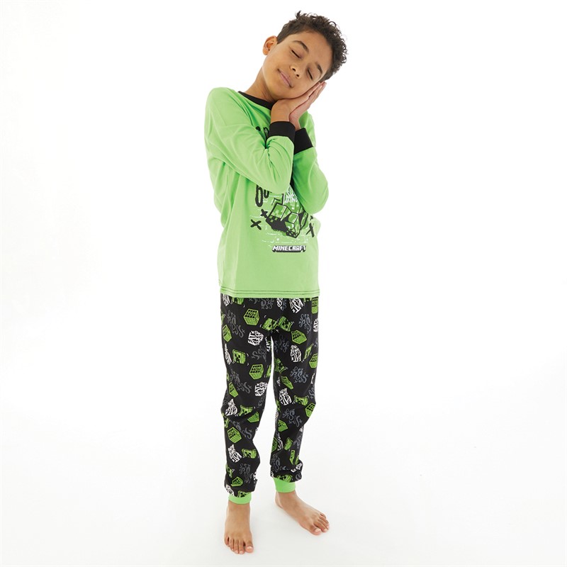 MINECRAFT Børn Creeper Boom Pyjamas Flerfarvet