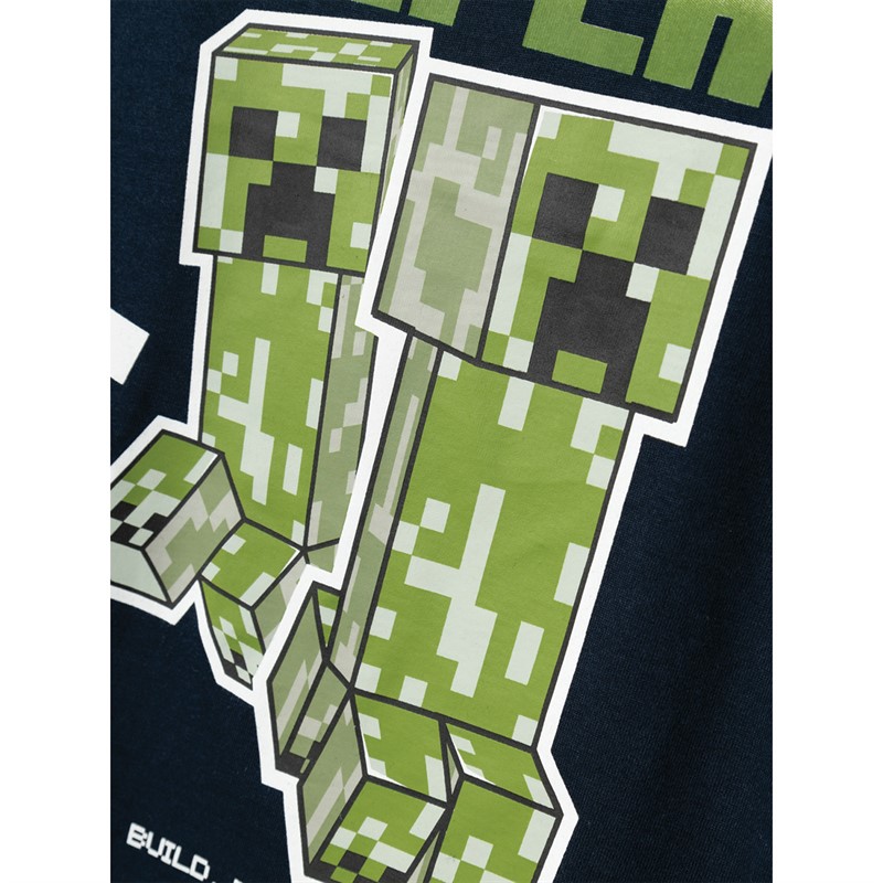 MINECRAFT Jongens Mylius T-shirt Donker Saffier