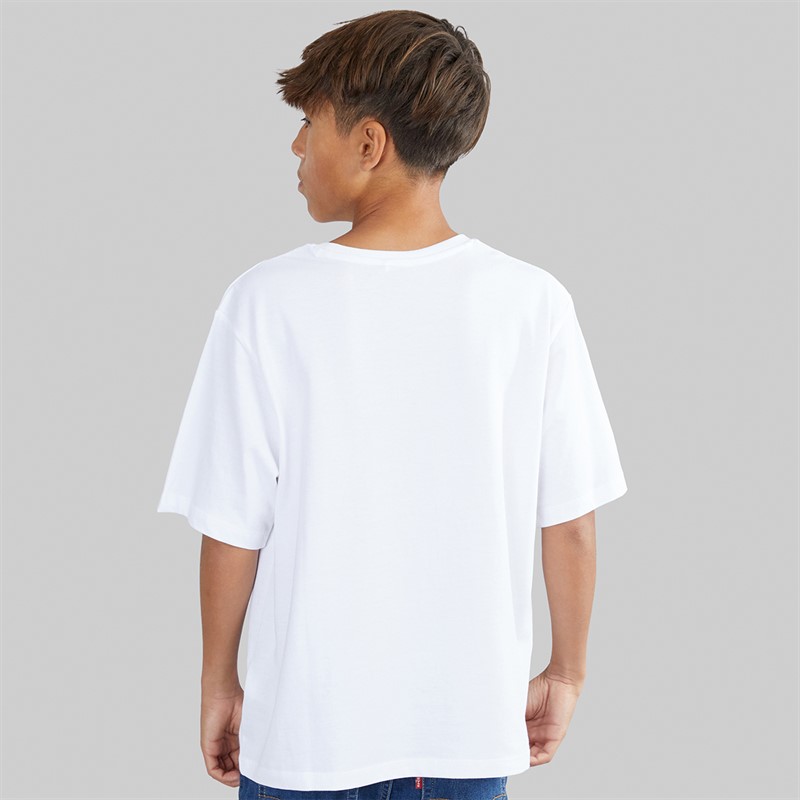 MINECRAFT Drenge Mjahi T-shirt Bright White