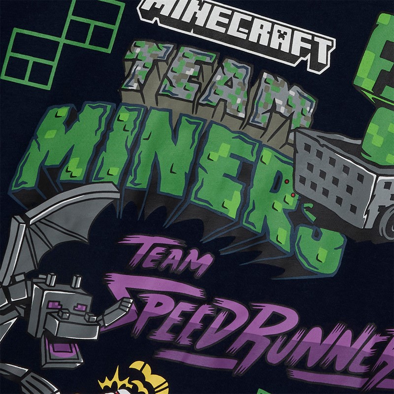 MINECRAFT Mjahi T-shirt dla chłopca kolor Navy Blazer