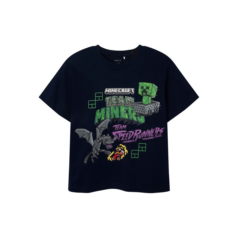 MINECRAFT Mjahi T-shirt dla chłopca kolor Navy Blazer