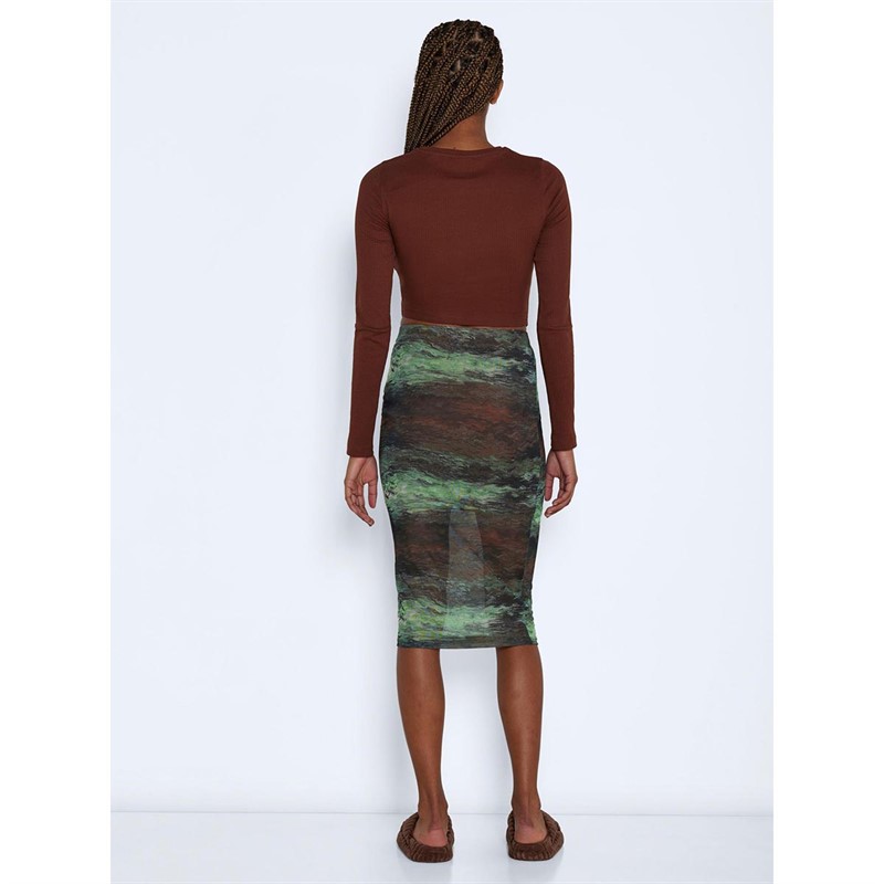 Noisy May Womens Drakey Long Sleeve Top Cappuccino