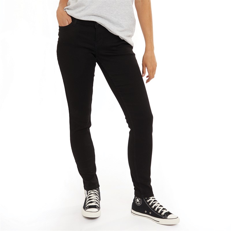 Noisy May Womens Allie Skinny Jeans Black