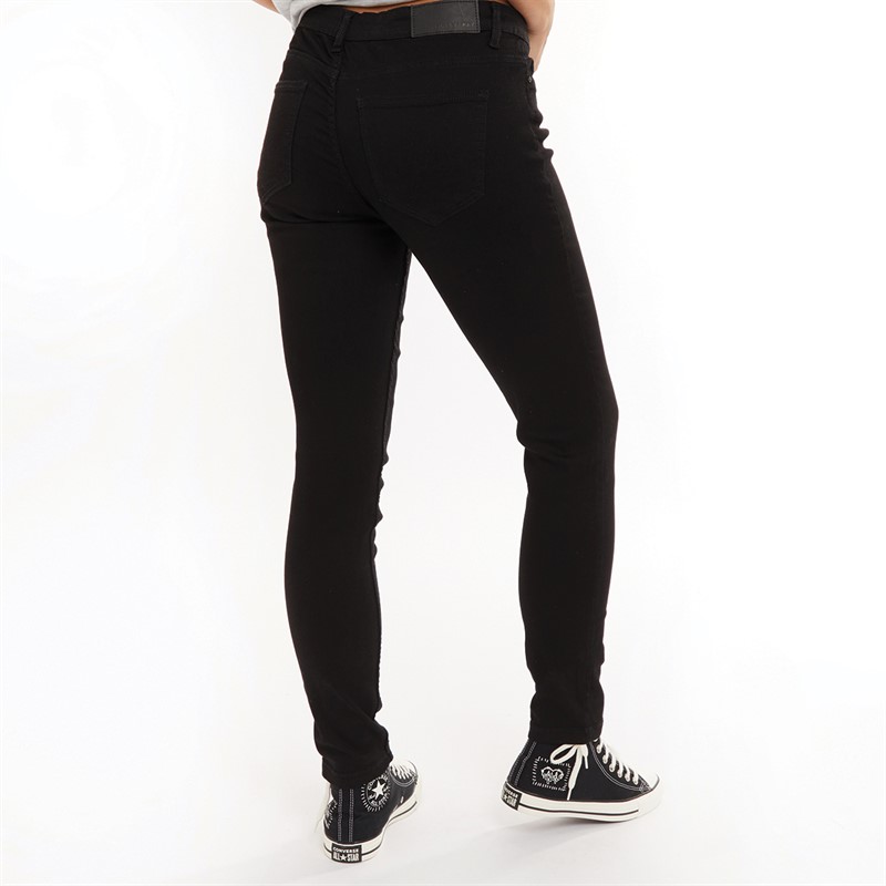 Noisy May Womens Allie Skinny Jeans Black