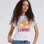 Noisy May Womens Gaby Print T-Shirt Summer