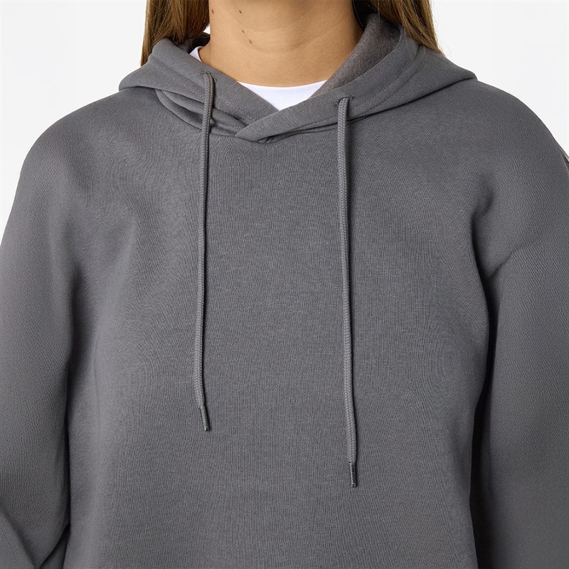 Noisy May Womens Alden Hoodie Charcoal Gray